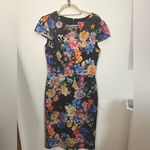 Betsey Johnson Floral Cocktail Dress size10